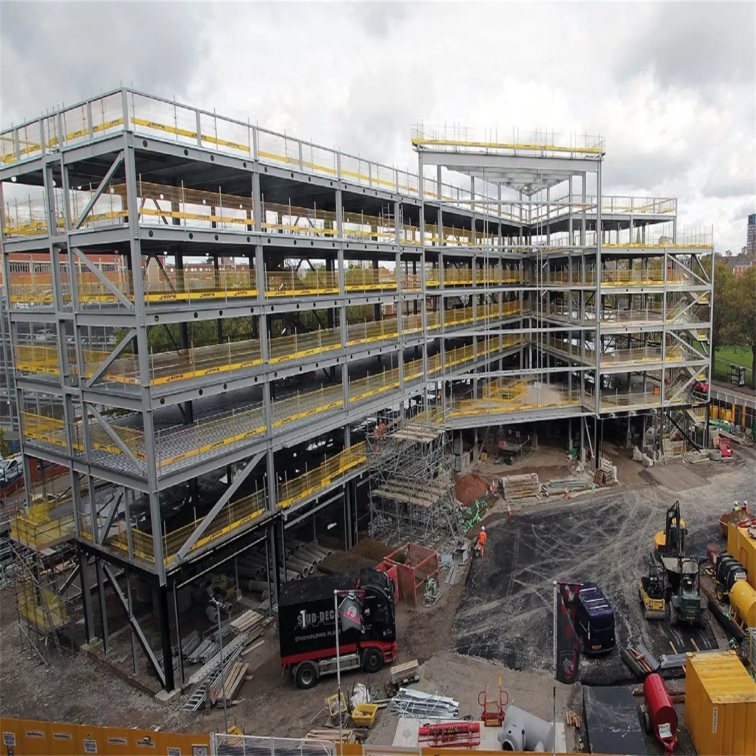 Modular Design Prefab Steel Structure Office Building for Long-Term Use