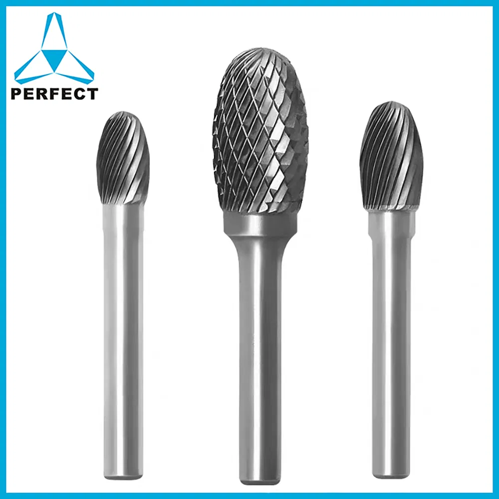 Oval Shape Single Cut Tungsten Carbide Rotary Burr