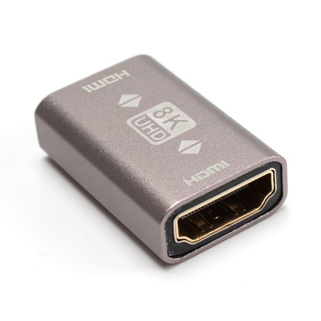 Коннектор HDMI Female-Female 8K 48Gbps с Ethernet