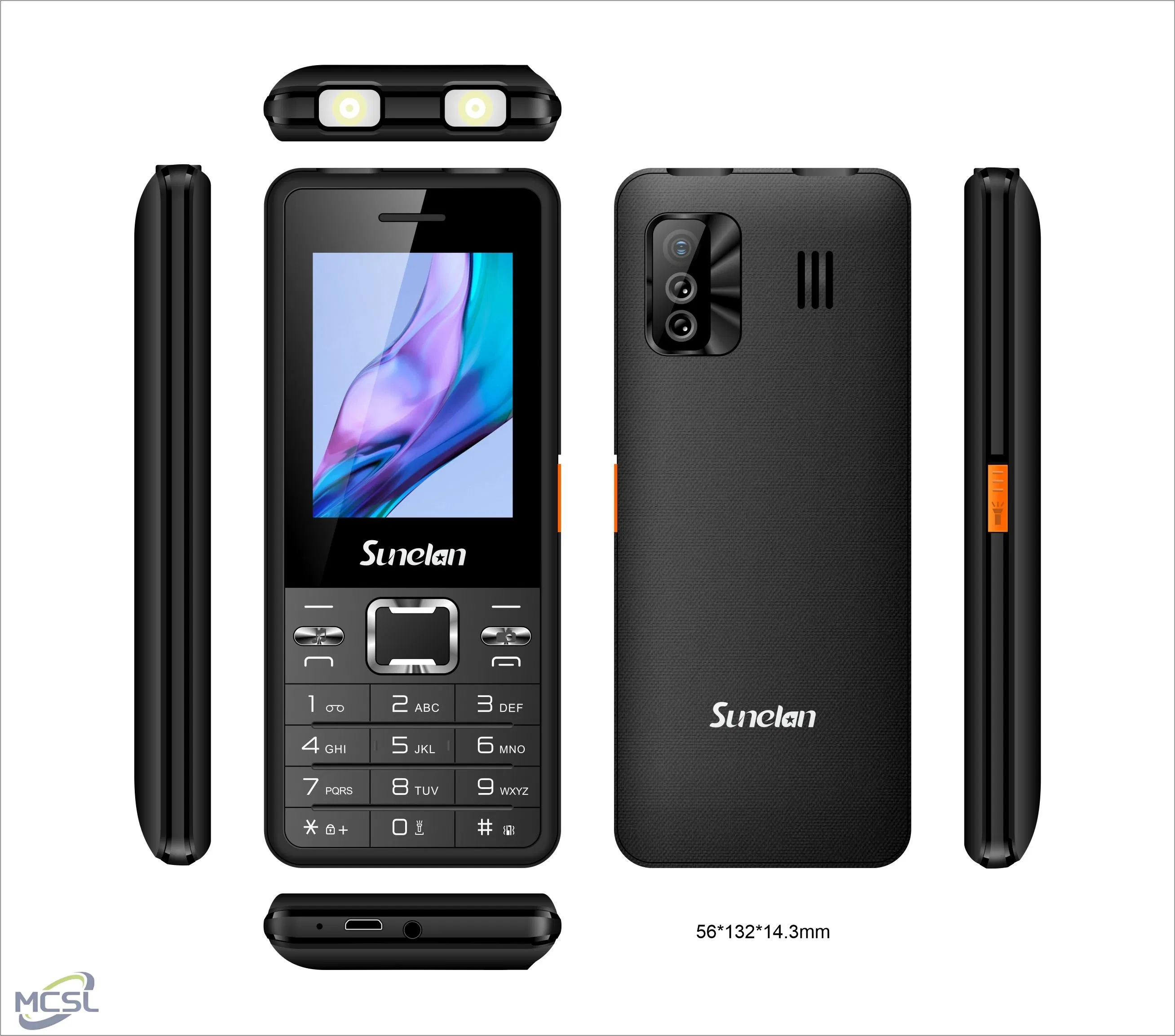 Мобильный телефон Sunelan S22, 2.4 дюйма, 2000mAh
