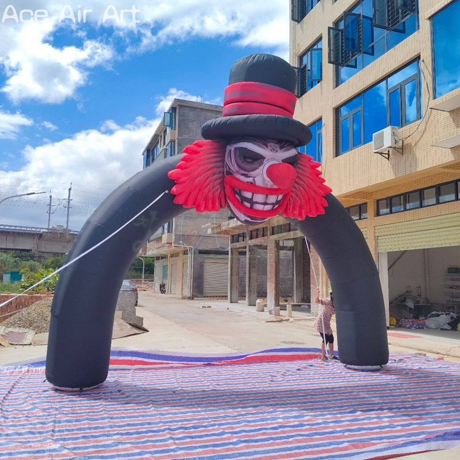 Clown Inflatable Arch Halloween Outdoor Decoration Halloween Inflatable Entrance Arch