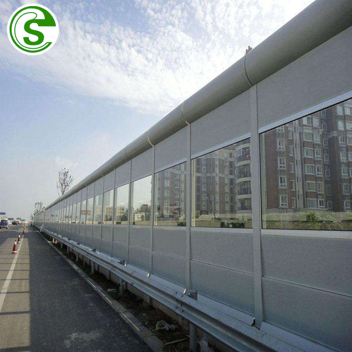 Highway Noise Barrier Aluminum Steel Noise Protection Barrier