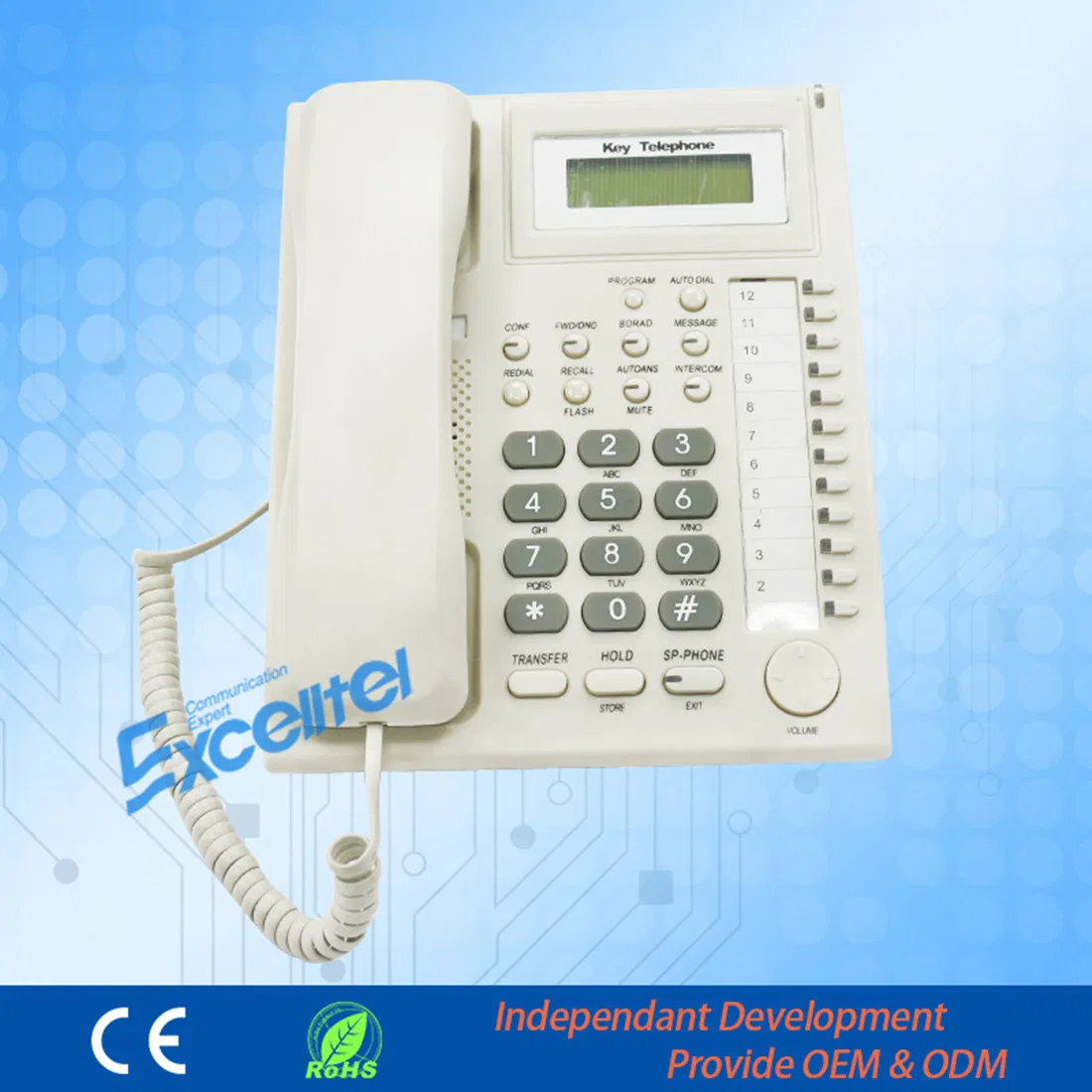 Exclusive Key Telephone for PBX Keyphone pH201
