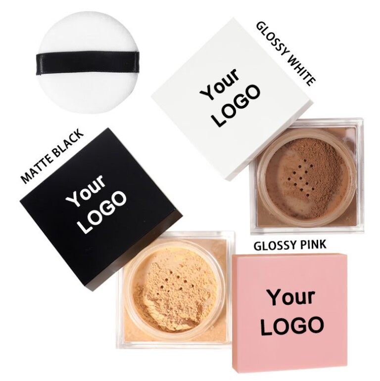 14 Colors Matte Finish Loose Powder Private Label Makeup Setting Powder