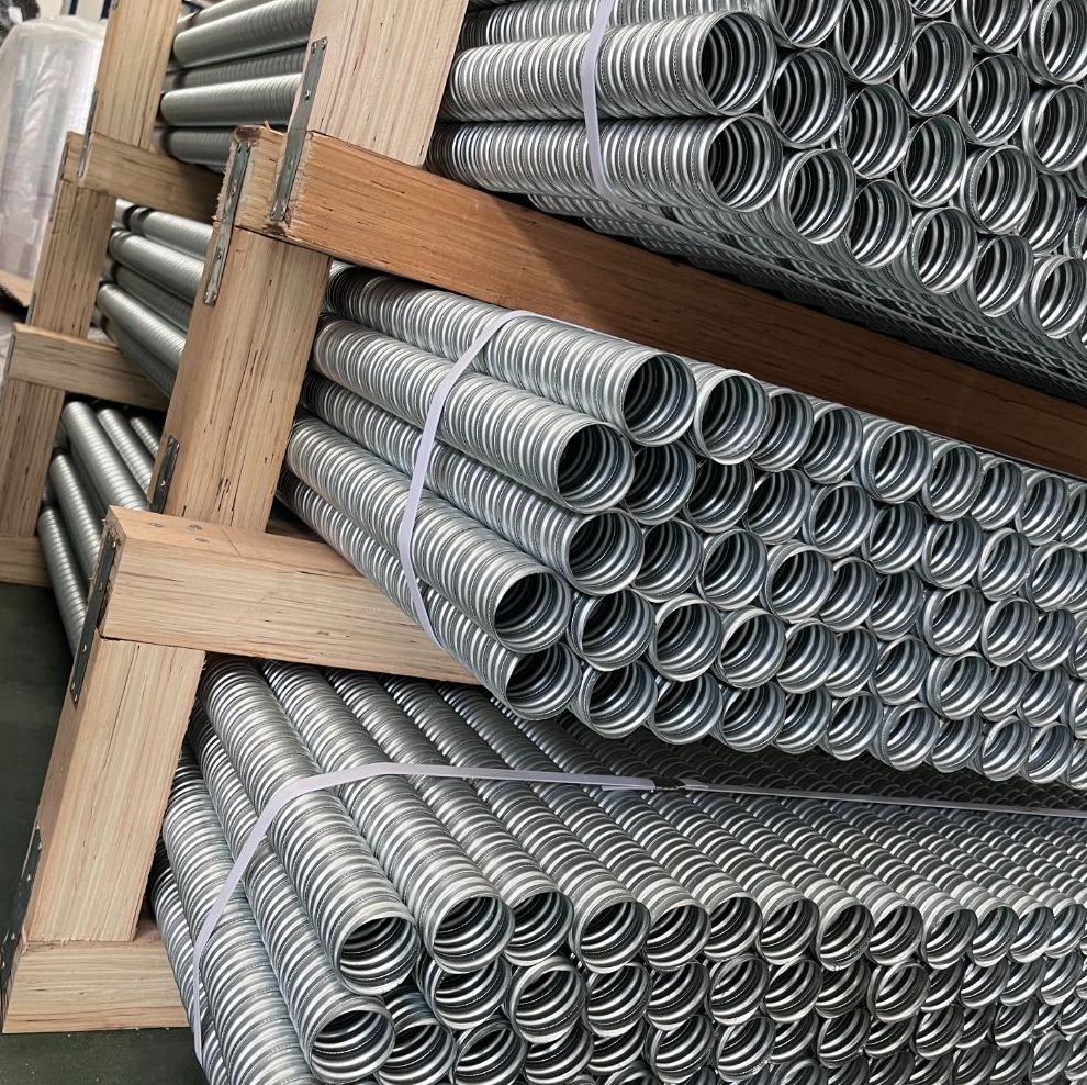 Post Tension Galvanized Round Corrugated Metal Prestressed Duct for Pre-Stressed Concrete Bridge Construction 45mm