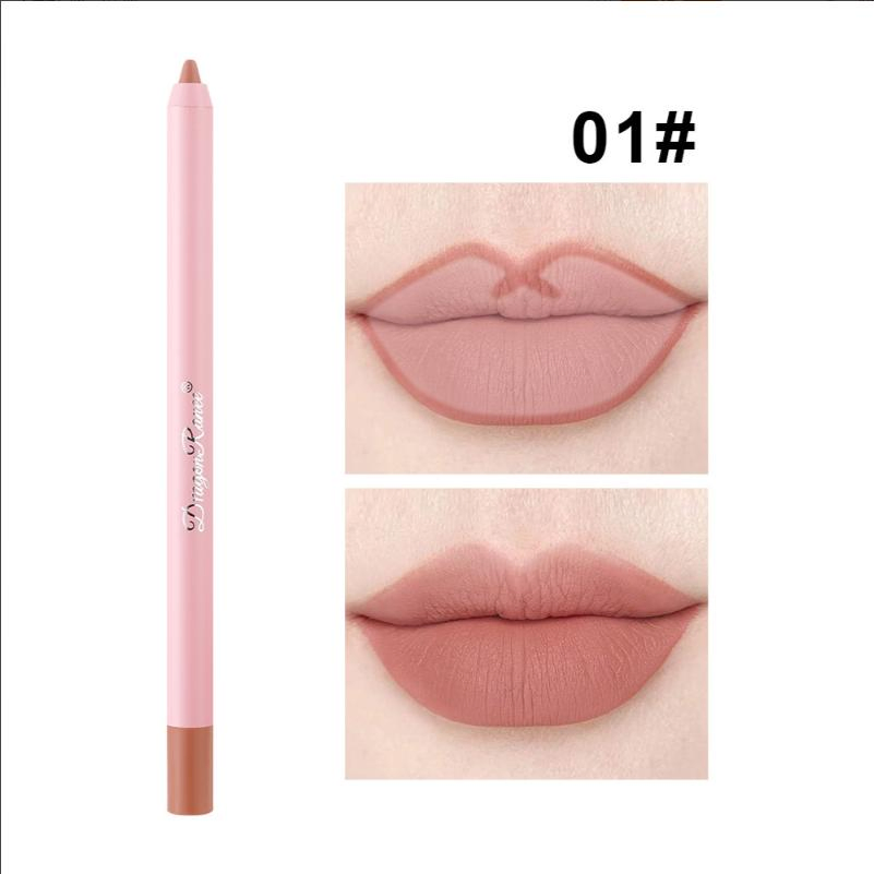Lip Liner Waterproof Matte Bean Paste Color Hook Lip-Filling Lipliner