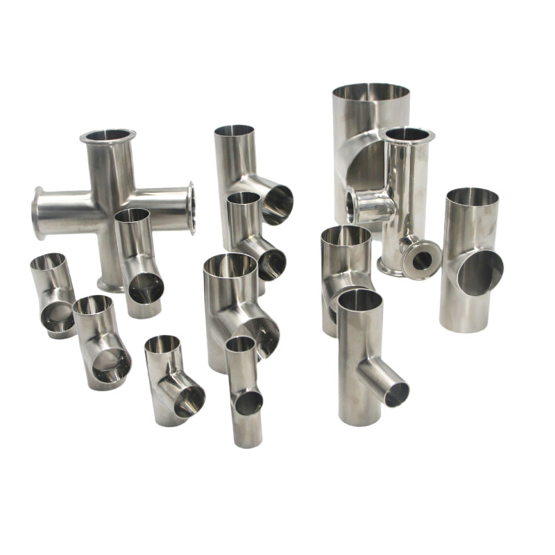 Premium Polished 304/316 Stainless Steel Welding Cross Connector