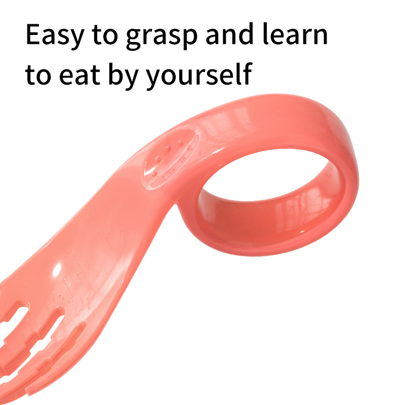 Safe and Durable Silicone Spork for Eco-Conscious Baby Meals