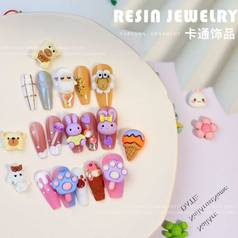 Lovely Horse DIY Art Plastic Decoration Nail Decoration for Nail Art