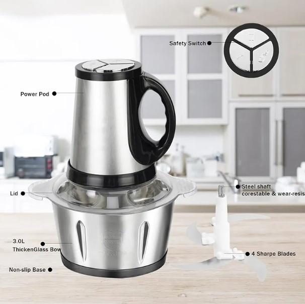 Versatile Meat Mixer Meat Grinder with Safety Features for Home Use