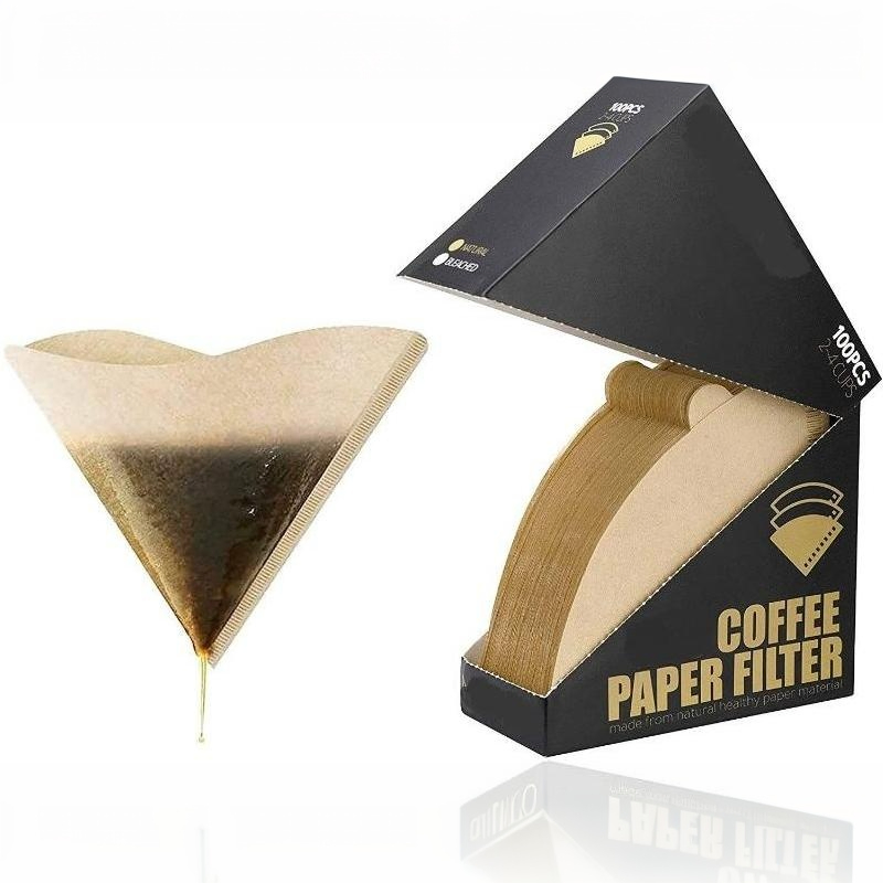 Фильтр-бумага V60 для кофе, экологичная, с логотипом