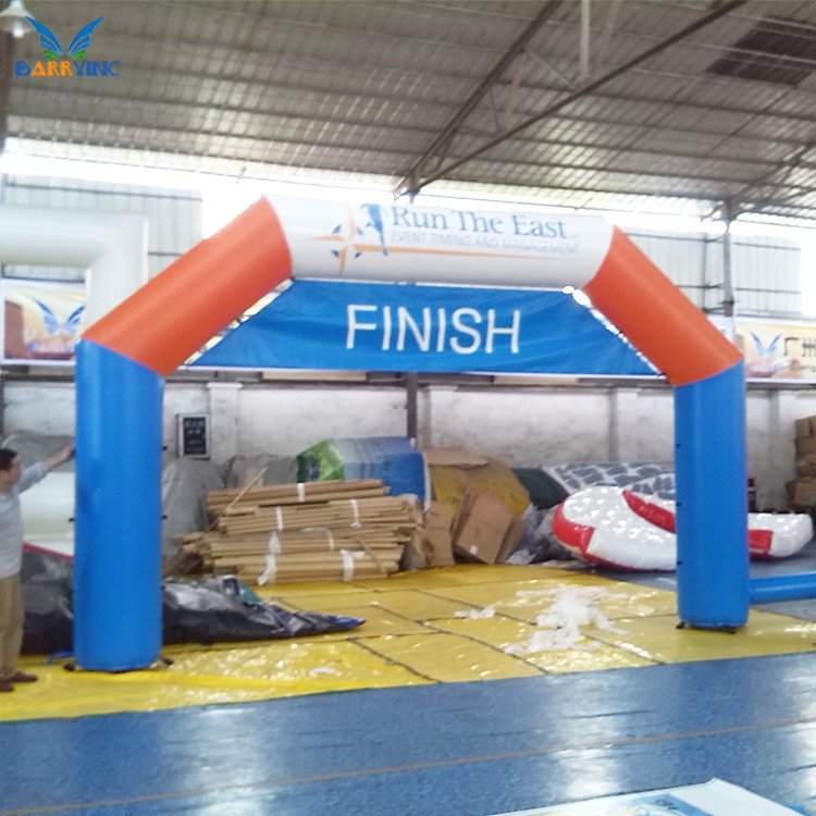 Custom Print Archway Finish & Start Line Inflatable Arch for Marathon Race Sports Events
