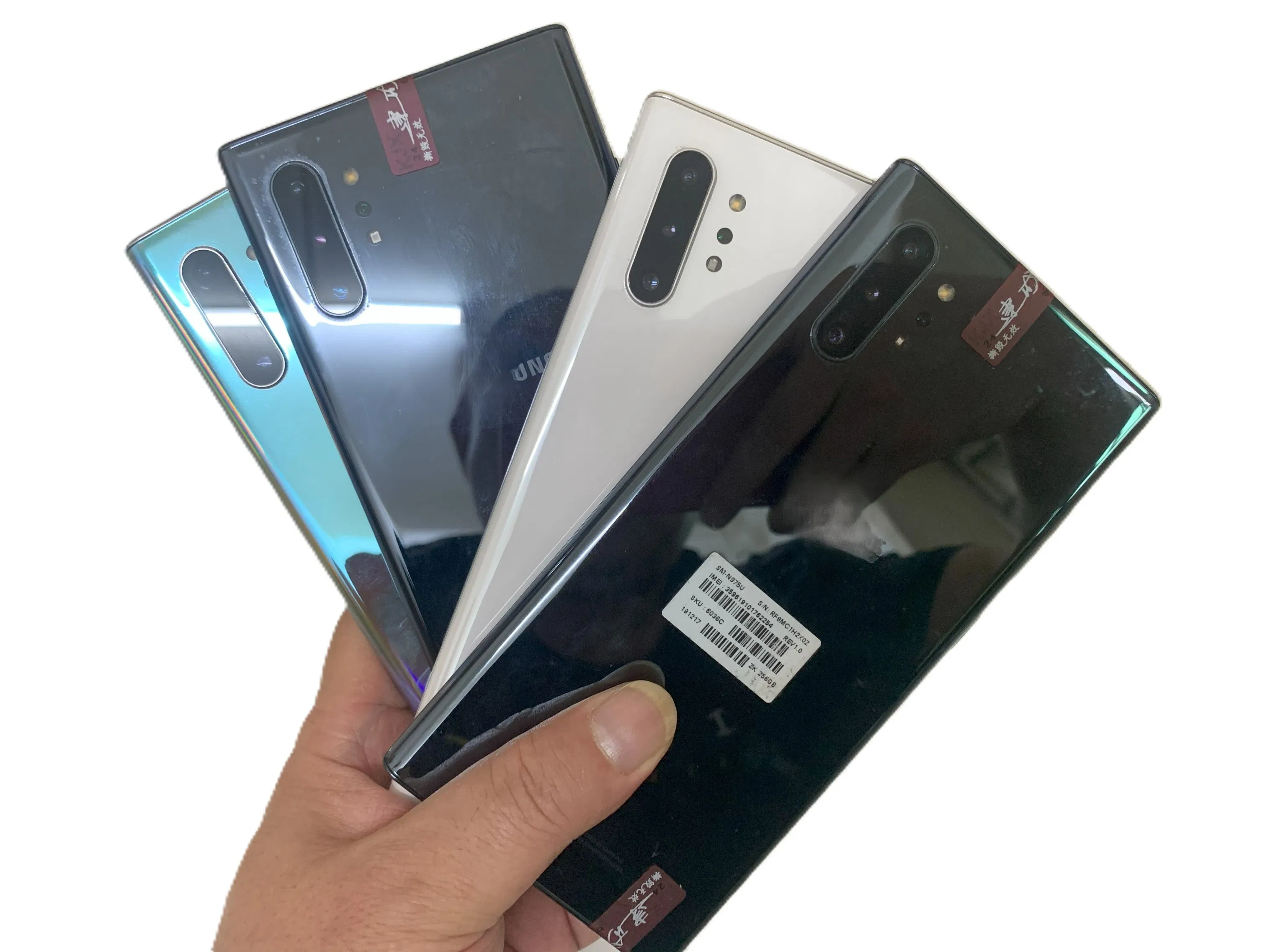 Hot Selling AA Grade Us Version 6.8 Inches 4G Smartphone for Note 10+ Plus Factory Wholesale Original Cheaper Second-Hand Cellular Phone Telefonos