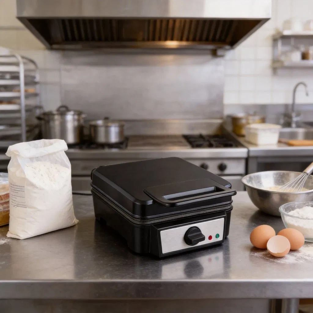 750W 4-Slice Waffle Maker: Enjoy Fluffy Belgian Delights Anytime Ub-828