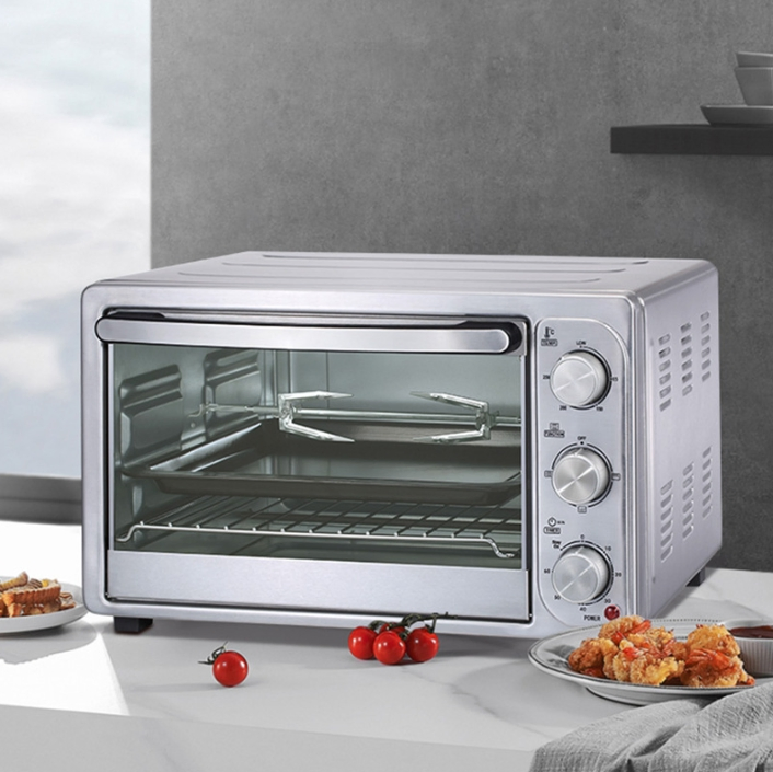 OEM 38L 2200W 304 Stainless Steel Wholesale Intelligent Electric Oven for Baking