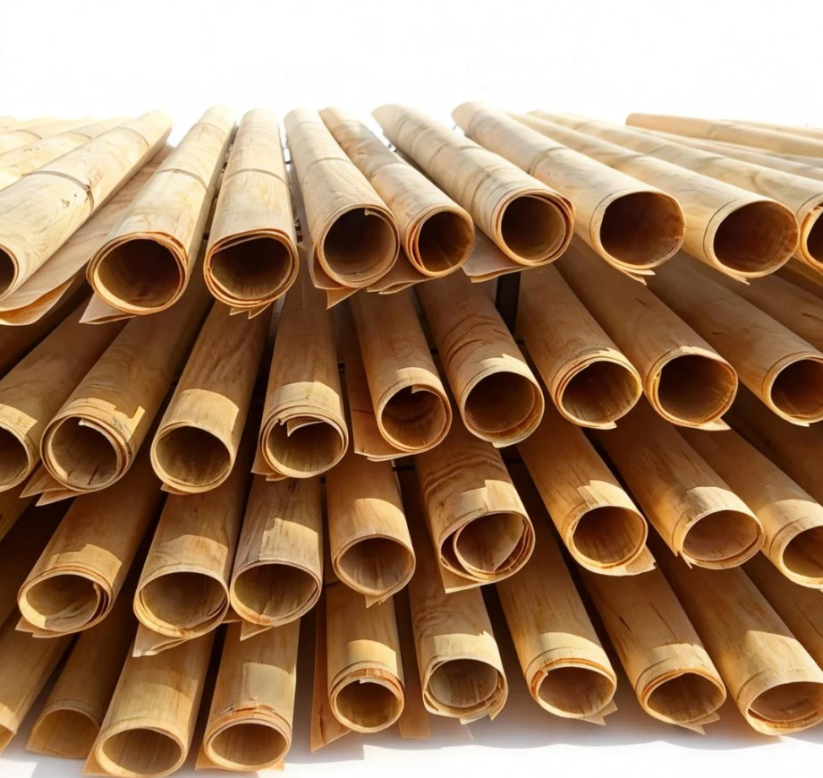 Natural Paulownia Wood Veneer 0.5mm Wood Plywood Veneer