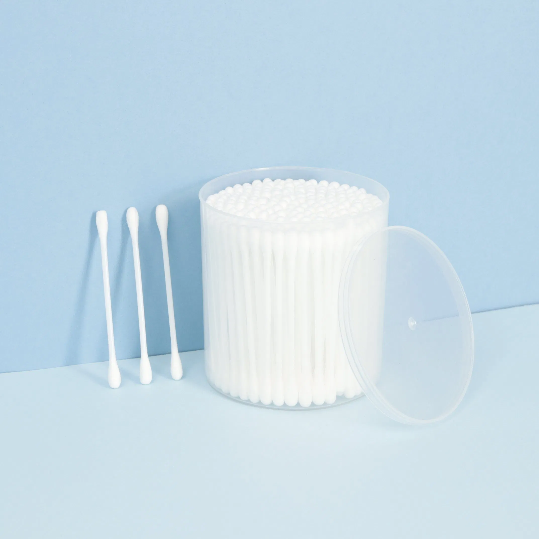 200PCS Cheap Ear Cleaning Beauty Buds Cotton Plastic Swab Cotton Ear Buds