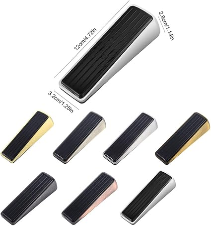 Mdmp-0082 Die-Cast Zinc Door Stop, Satin Nickel Finish