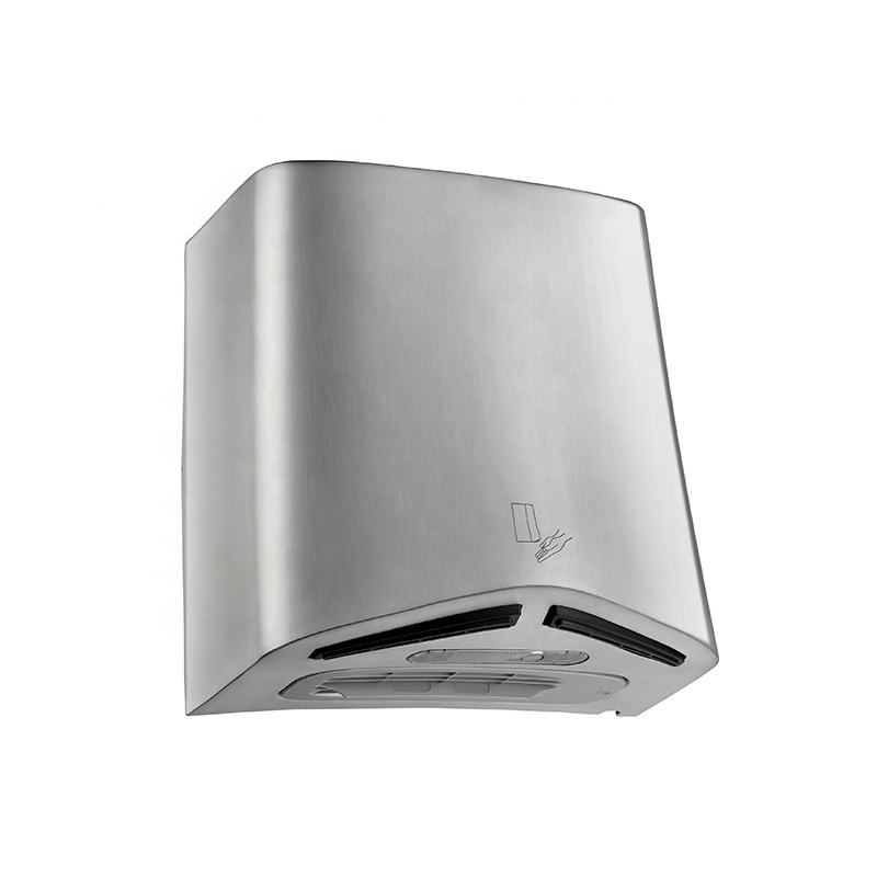Commercial Washroom Stainless Steel 304 Automatic Dual V-Blade High Speed Hand Dryer
