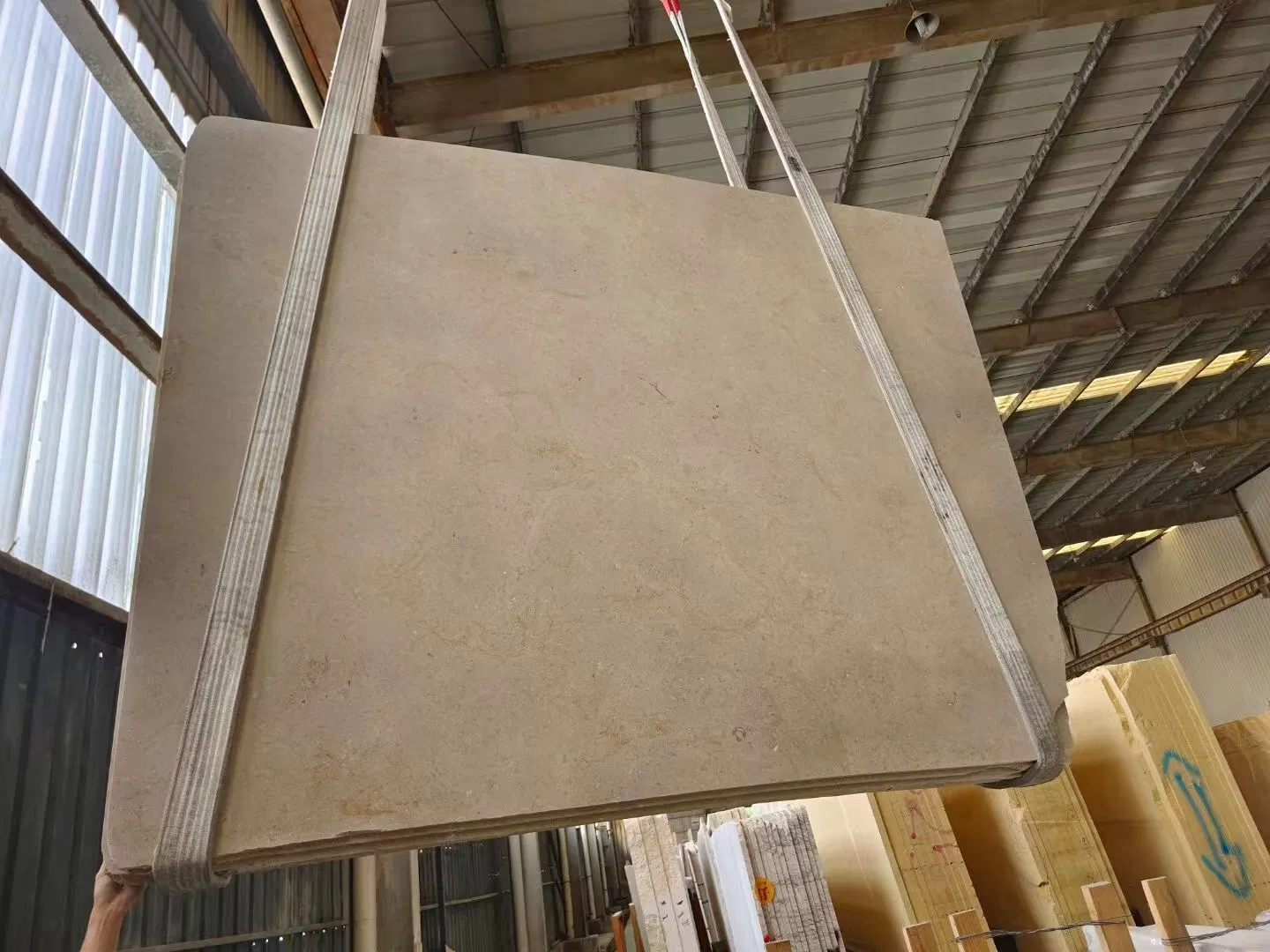 Natural Facade Design White Limestone Building Wall Clading Stone