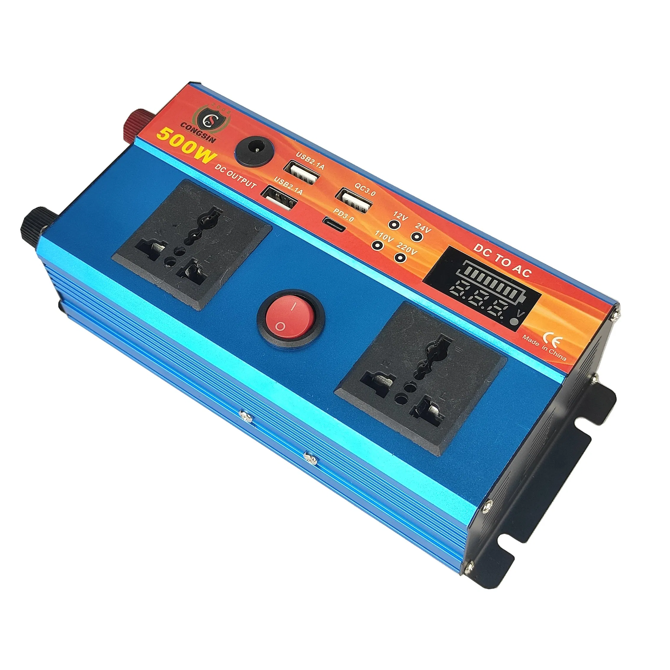 Инвертор гибридный синусоидальный Congsin 500Вт для дома