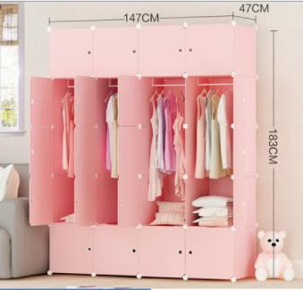 Hot-Selling Bedroom Large Capacity Multifunctional Wardrobe with Pattern