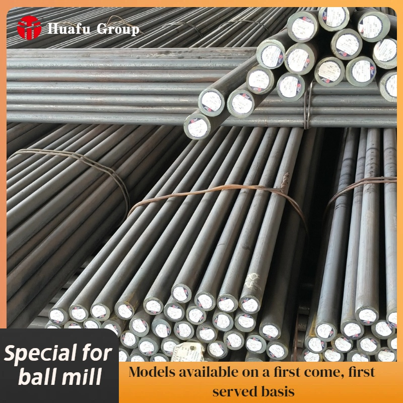 Износостойкие кованые помольные стержни 50-180 мм