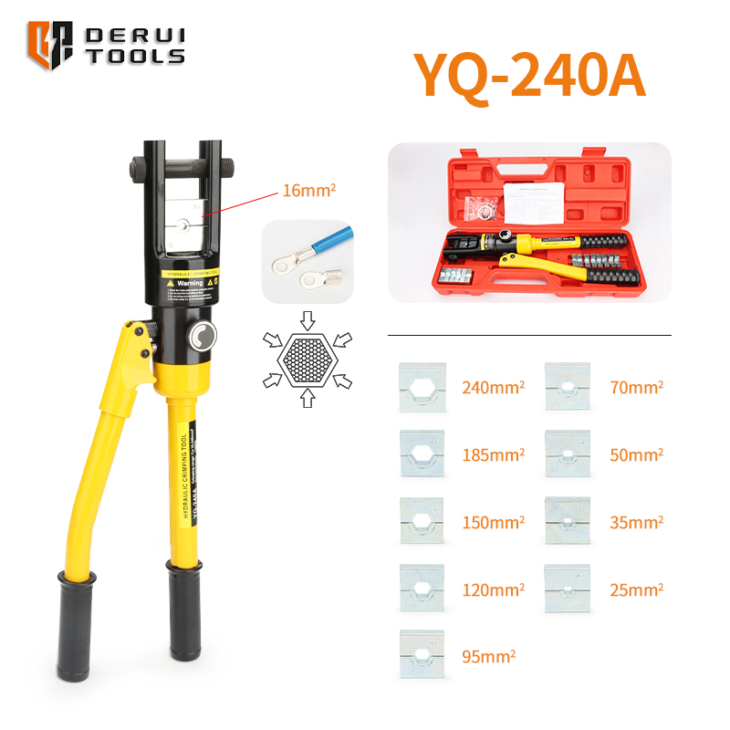 Yq-240A Cordless Manualcopper Hydraulic Wire/Hydraulic Crimping Plier