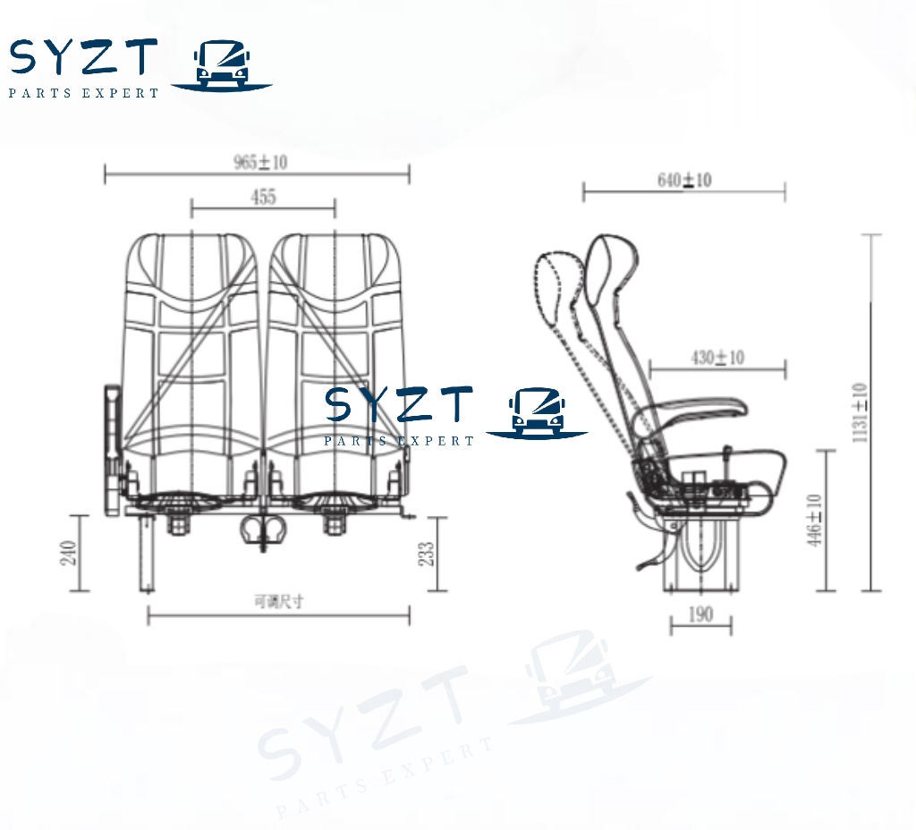 Эргономичные прочные сиденья для автобусов с красочными креативными принтами и совместимостью с несколькими моделями