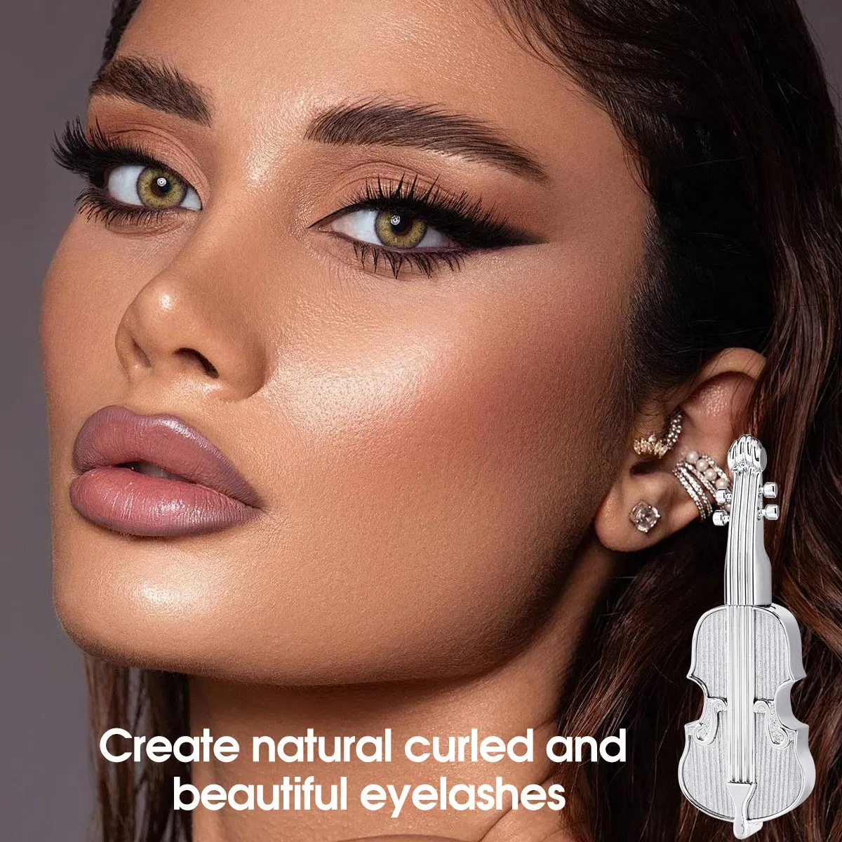 Ultimate 24-Hour Waterproof Mascara for Curly, Violin-Shaped Lashes