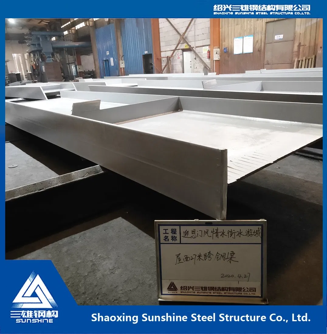 27 Meters Long Span Roofing Galvanized Steel Beam of Style Street