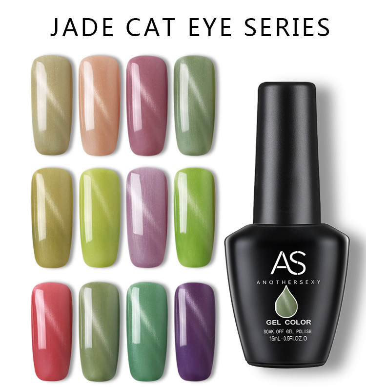 as 3D Magnetic Nailart Saloncat Eye Gel Nail Polish for Manicure