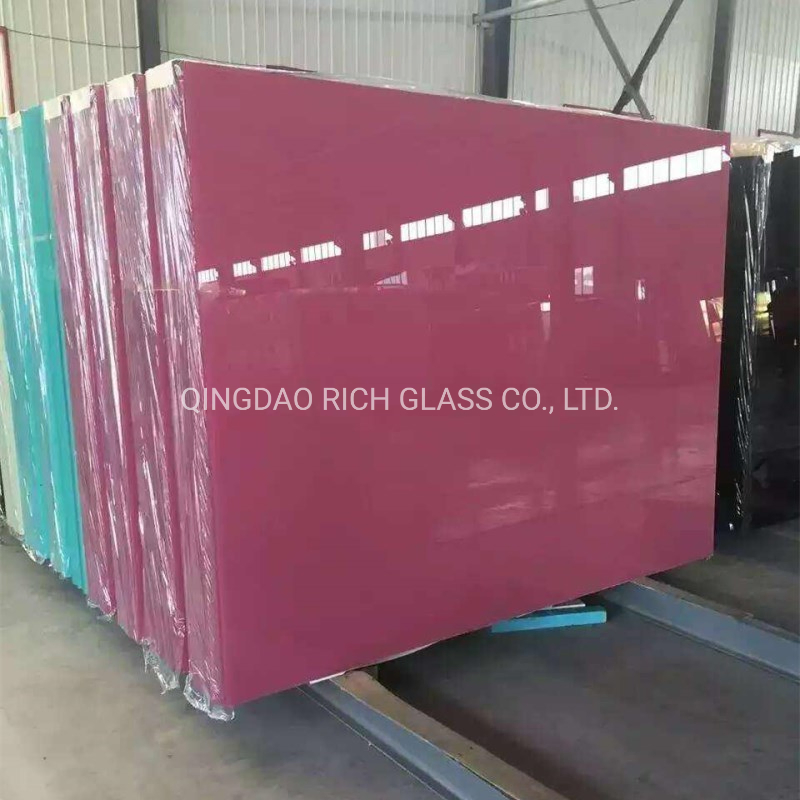 Different Colors Back Building Painted Glass Wholesale for Decoration