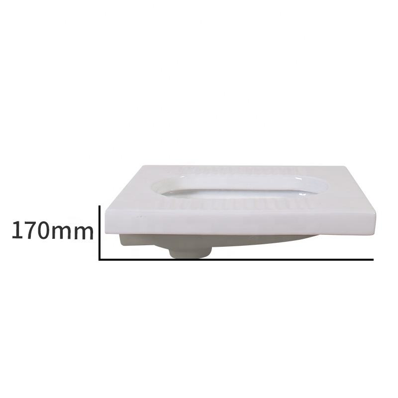 Sanitary Ware Squat Pan Bathroom Toilet Bowl Public Toilet Ceramic Squat Pan