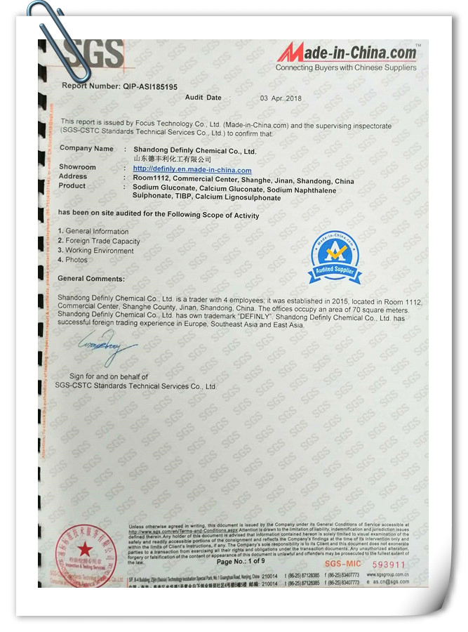 Factory Supply High Purity Concrete Admixture Sodium Thiocyanate