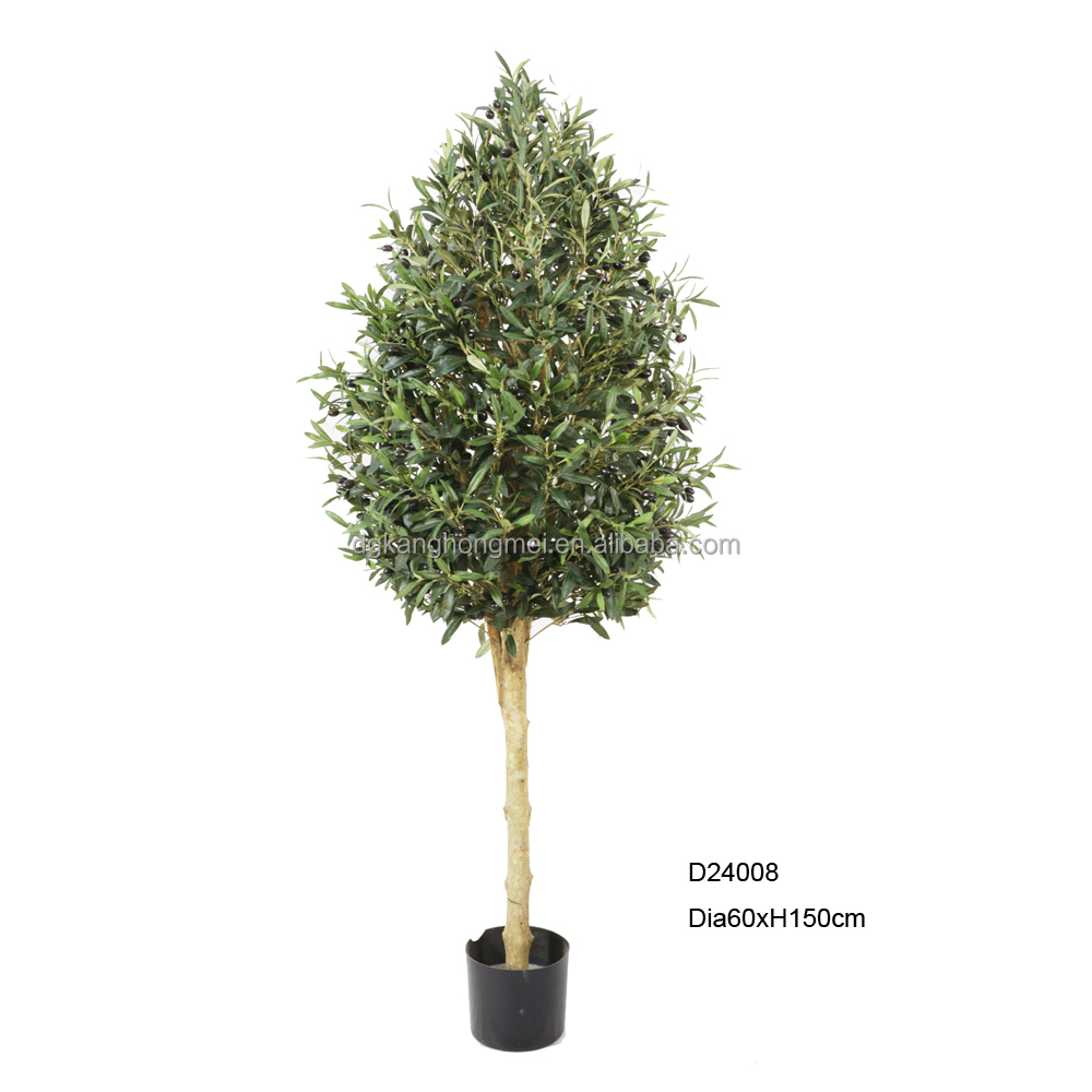 Дерево оливковое искусственное высокое в горшке