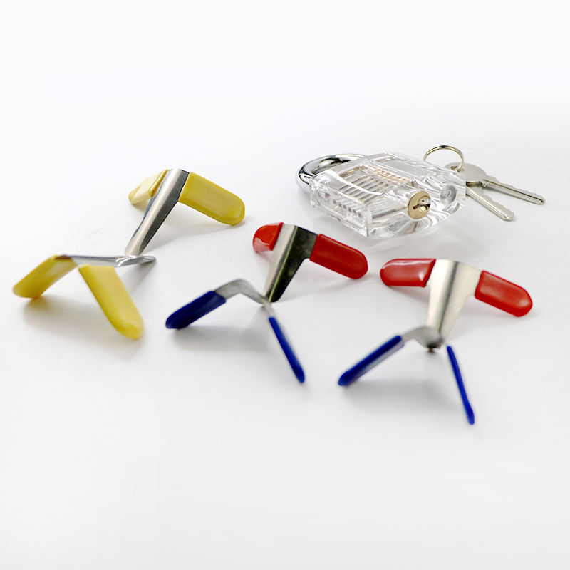 Training Kit Entertainment Tools Metal Shims Locksmith Tool with Practice Lock