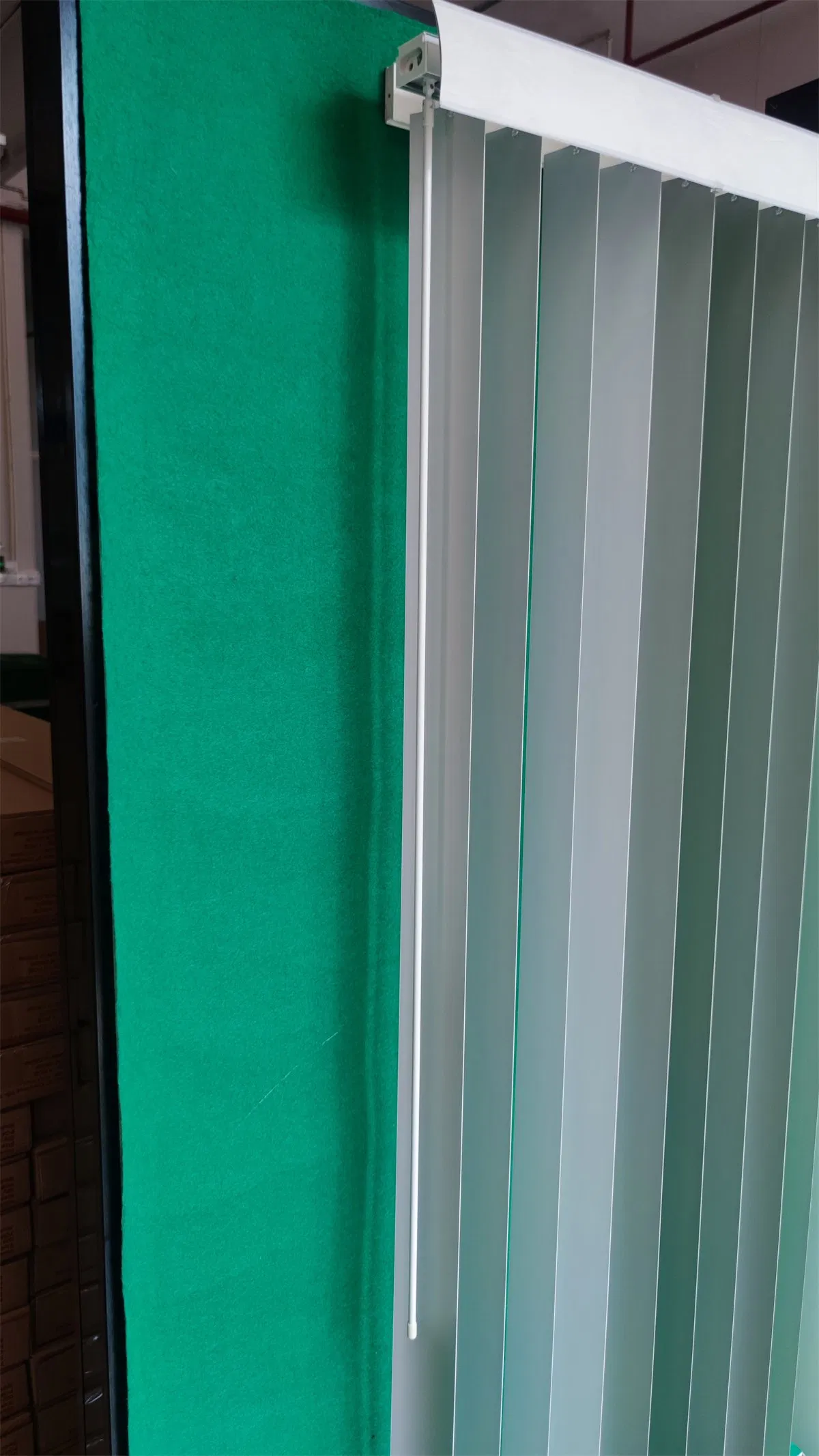 Large Window Use Indoor 89mm 3.5inch PVC Slat Vertical Blinds