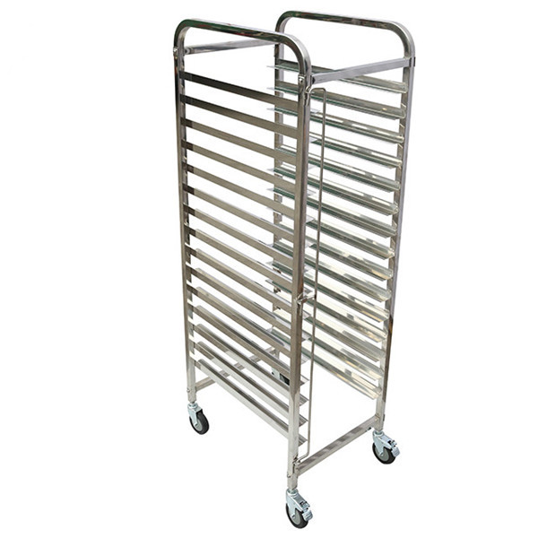 High Temperature Resistant Stainless Steel Bakery Cooling Rack Bread Pan Baking Tray Bakery Trolley