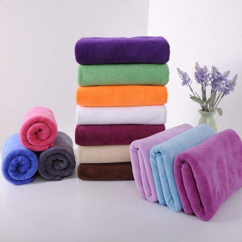 Factory Outlet Microfiber Cheap Weft Knitting Fast Drying Home Towel