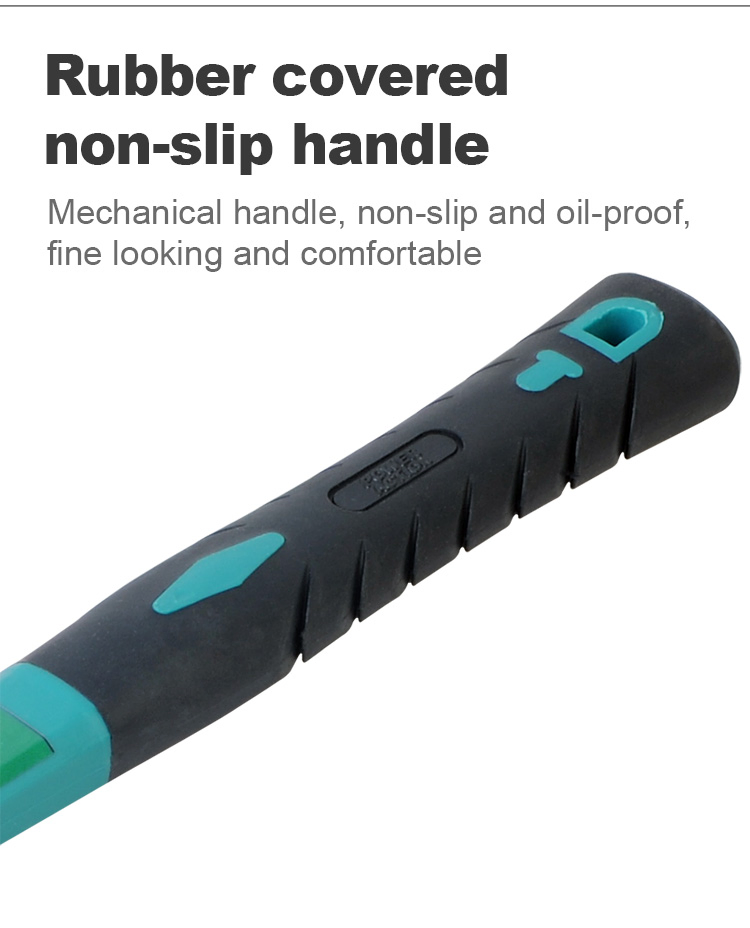 High Carbon Steel Sledge Hammer with Rubber Covered Non-Slip Handle