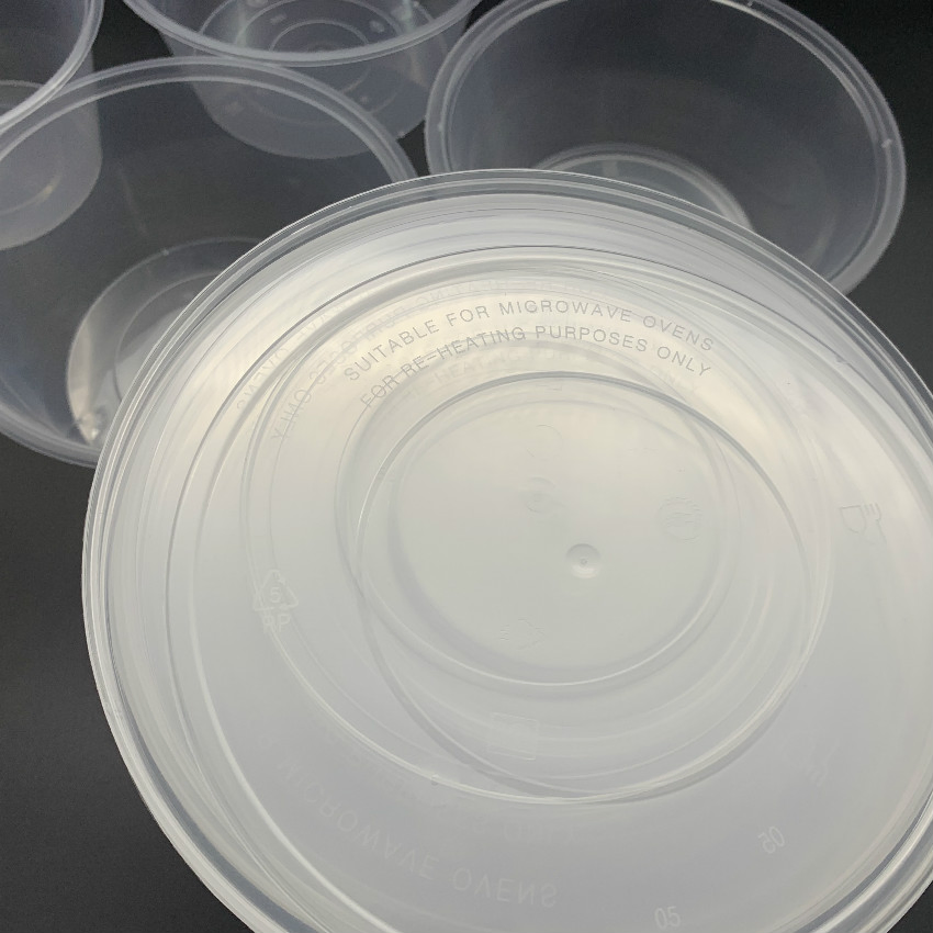 Disposable Tableware Disposable Food Container Plastic Bowl with Lid