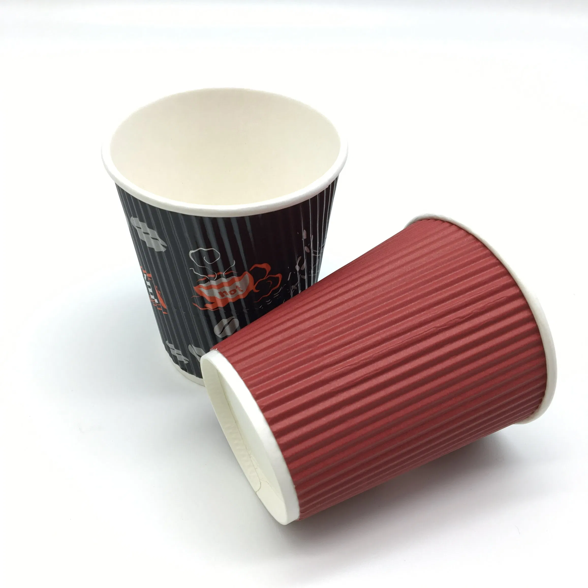 Одноразовый бумажный стакан 8oz для кофе и напитков