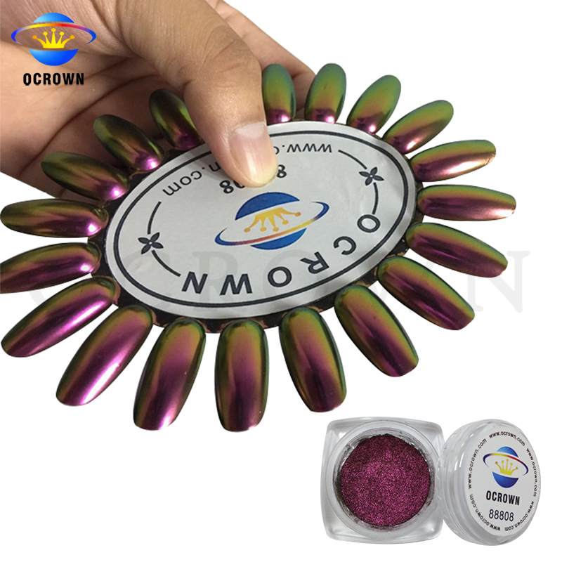 Ocrown Chameleon Chrome Mirror Mermaid Pigment Gel Polish Pigment
