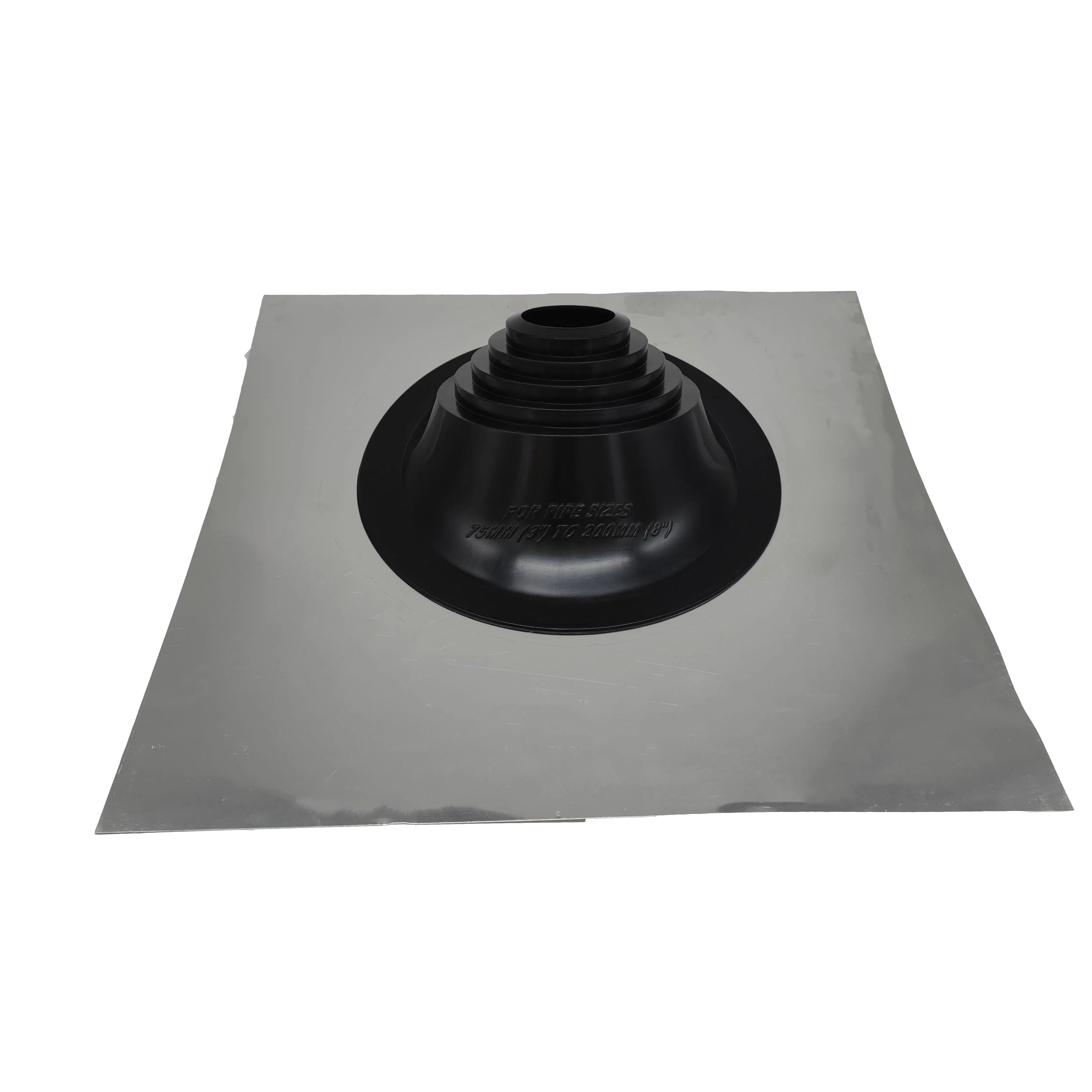 Big Aluminum Base Waterproof Custom Roof Flashing Chimney Boot