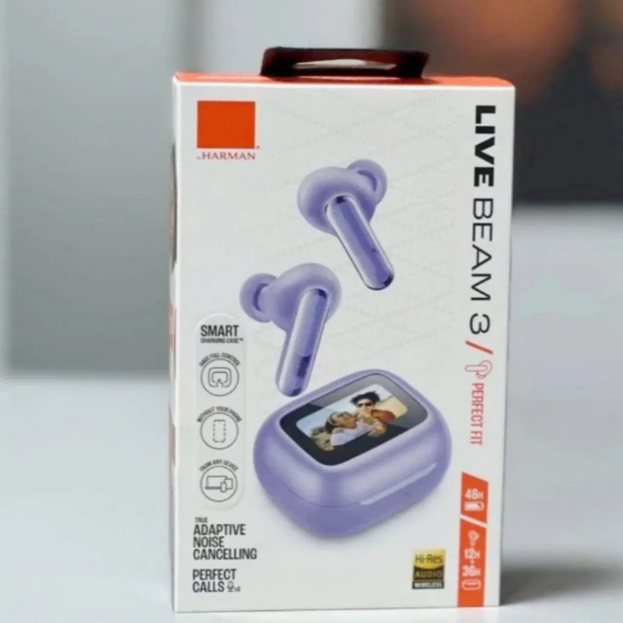 1: 1 Original Bluetooth Wireless Earbuds in-Ear Headphones Live Beam 3 with Noise Cancelling Series Number