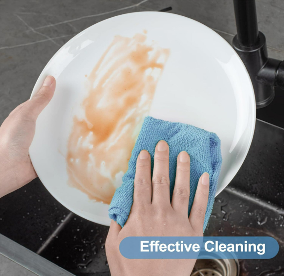 80 Pack Roll Microfiber Cleaning Cloth