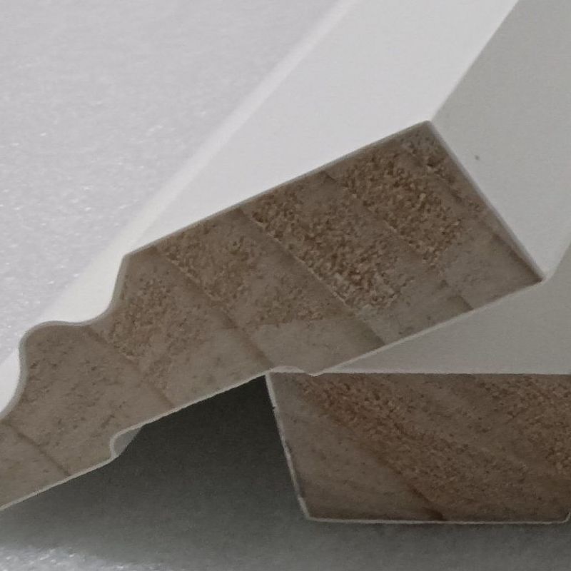 Factory Price MDF Baseboard Wood Moulding Finger Joint Wall Decoration Baseboard Wood Moulding