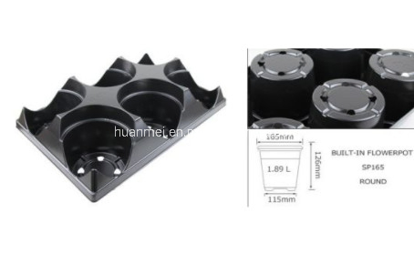 6pack Flower Planter Pot Carry Tray Shuttle Tray St165-6 (ST650-6)