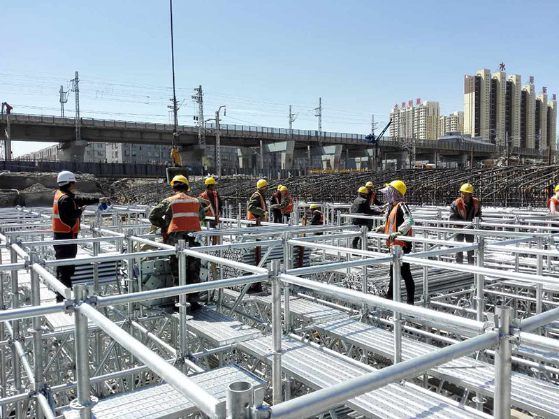 Wholesale Price Construction Ringlock Scaffolding Frame System for Concrete